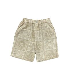COMME CA ISM / コムサイズム ショート・ハーフ・半端丈パンツ | バンダナ柄プリント ハーフパンツ