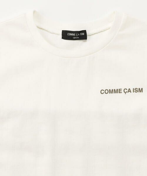 COMME CA ISM / コムサイズム Tシャツ | サッカーチェック 切替グラデーション染め 半袖Tシャツ | 詳細9