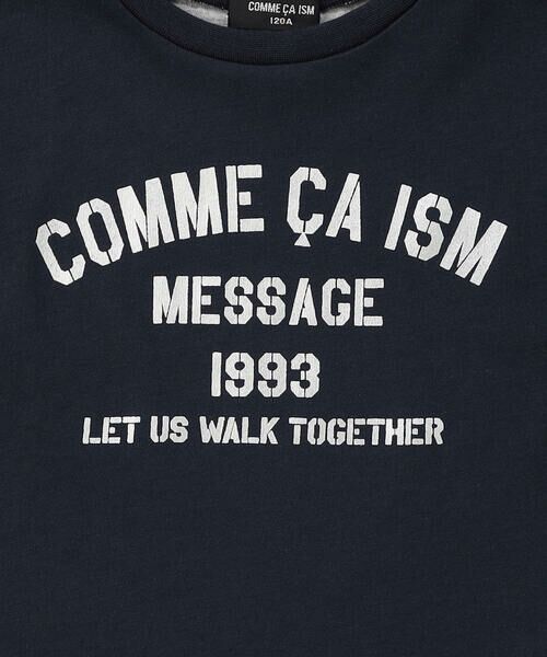 COMME CA ISM / コムサイズム Tシャツ | 箔プリント 半袖Tシャツ | 詳細5