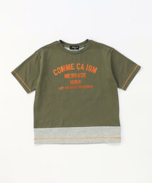 COMME CA ISM / コムサイズム Tシャツ | 箔プリント 半袖Tシャツ | 詳細7
