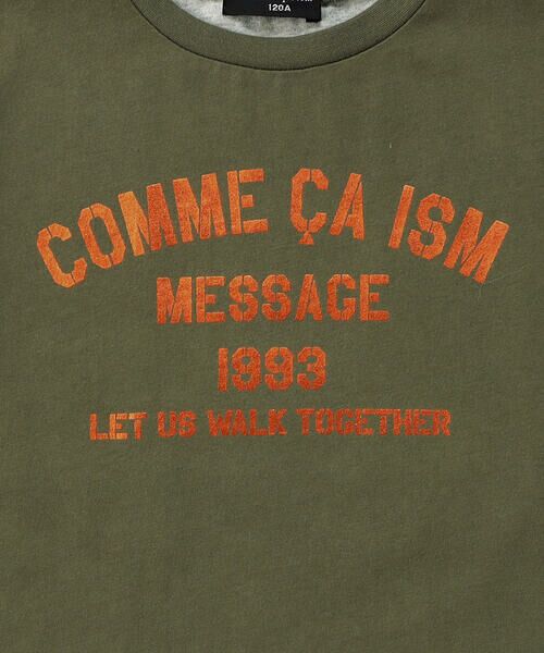 COMME CA ISM / コムサイズム Tシャツ | 箔プリント 半袖Tシャツ | 詳細8