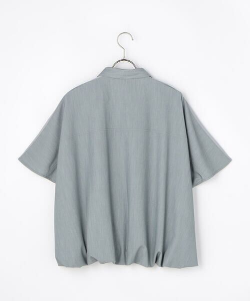 COMME CA ISM / コムサイズム シャツ・ブラウス | 【セットアップ対応】シアー切り替え バルーンヘムショートスリーブシャツ | 詳細11