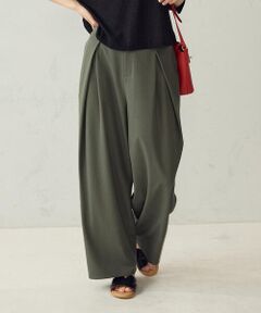 COMME CA ISM / コムサイズム その他パンツ | 【セットアップ対応】タックワイドテーパードパンツ