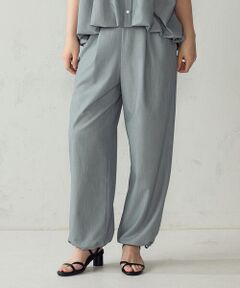 COMME CA ISM / コムサイズム その他パンツ | 【セットアップ対応】ワイドテーパード タックギャザーイージーパンツ