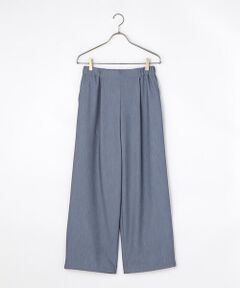 COMME CA ISM / コムサイズム その他パンツ | 【セットアップ対応】ワイドテーパード タックギャザーイージーパンツ