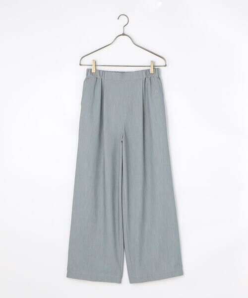 COMME CA ISM / コムサイズム その他パンツ | 【セットアップ対応】ワイドテーパード タックギャザーイージーパンツ | 詳細8