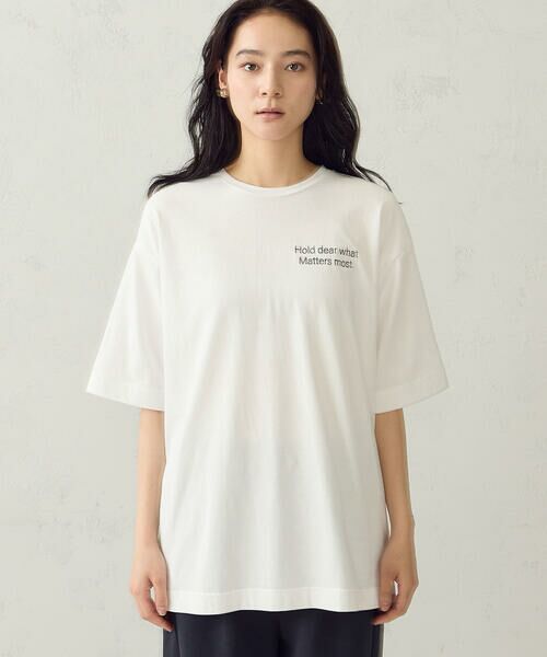 COMME CA ISM / コムサイズム カットソー | ビッグ Tシャツ | 詳細9