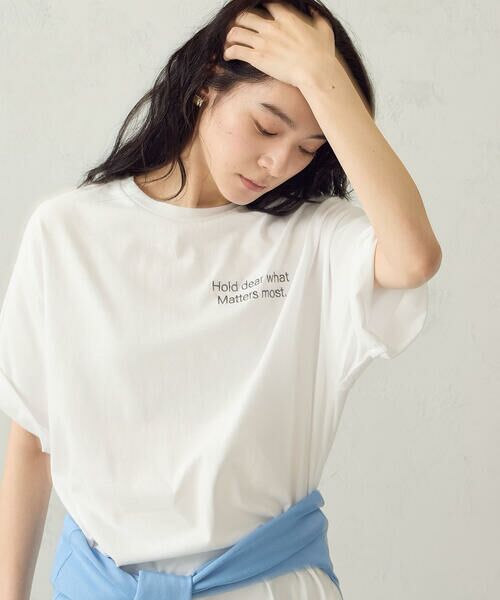 COMME CA ISM / コムサイズム カットソー | ビッグ Tシャツ | 詳細5