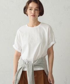COMME CA ISM / コムサイズム カットソー | グリッターラメ Tシャツ