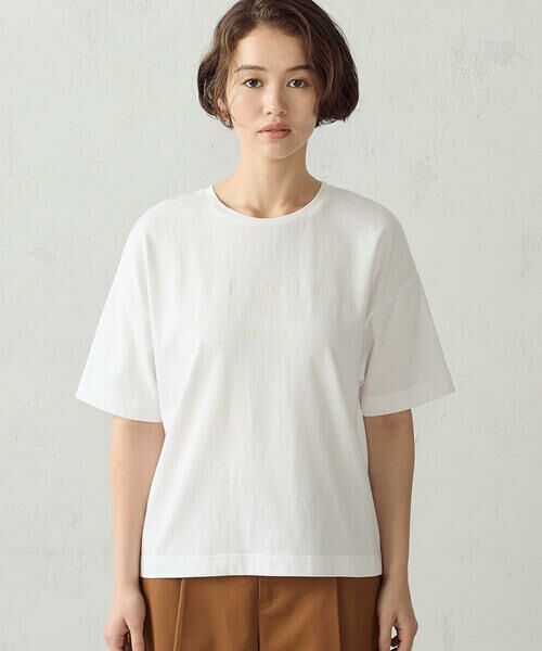 COMME CA ISM / コムサイズム カットソー | グリッターラメ Tシャツ | 詳細8