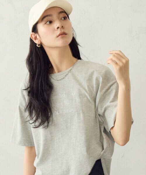 COMME CA ISM / コムサイズム カットソー | グリッターラメ Tシャツ | 詳細14