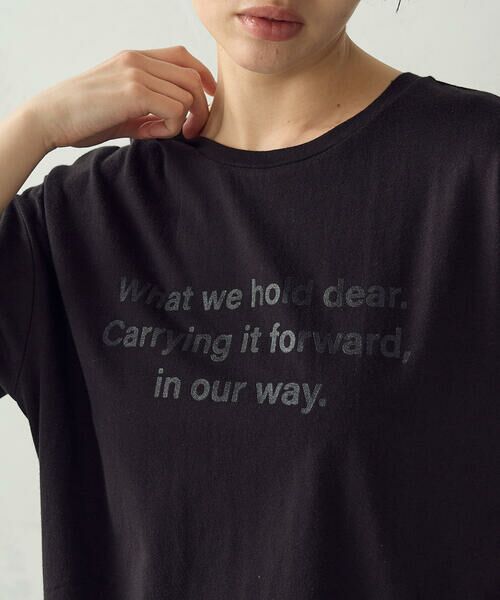 COMME CA ISM / コムサイズム カットソー | グリッターラメ Tシャツ | 詳細23