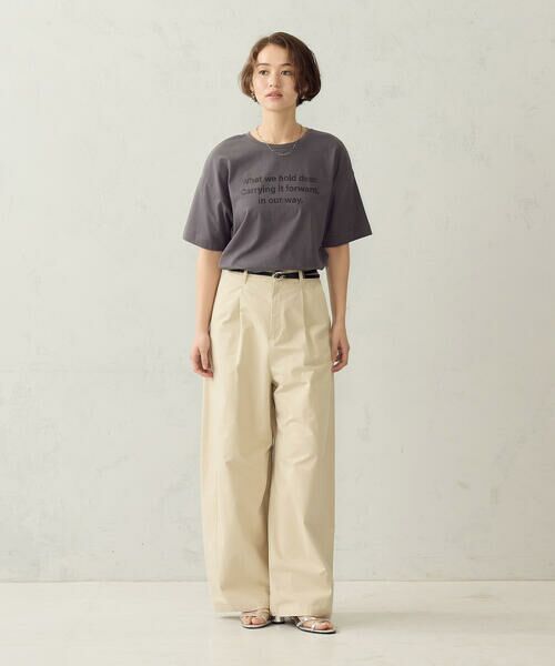 COMME CA ISM / コムサイズム カットソー | グリッターラメ Tシャツ | 詳細23