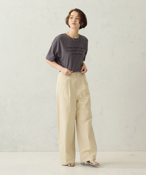 COMME CA ISM / コムサイズム カットソー | グリッターラメ Tシャツ | 詳細24