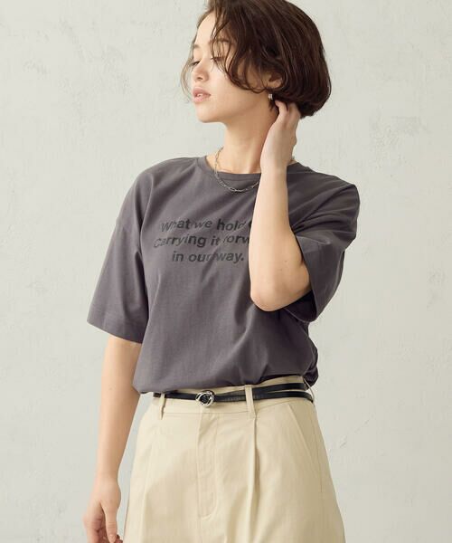 COMME CA ISM / コムサイズム カットソー | グリッターラメ Tシャツ | 詳細28