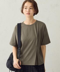 COMME CA ISM / コムサイズム カットソー | 【接触冷感】サイドタックTシャツ