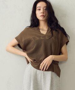 COMME CA ISM / コムサイズム ニット・セーター | ロゴメッシュ スキッパーニット