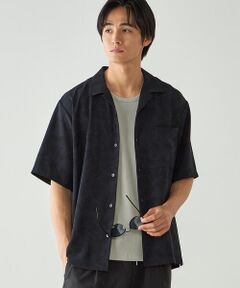COMME CA ISM / コムサイズム シャツ・ブラウス | ポリエステルツイル アロハフラワープリントシャツ