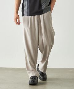 COMME CA ISM / コムサイズム その他パンツ | メランジポリエステル ワンタックワイドテーパード イージーパンツ / セットアップ対応