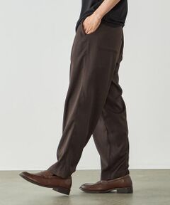 COMME CA ISM / コムサイズム その他パンツ | メランジポリエステル ワンタックワイドテーパード イージーパンツ / セットアップ対応