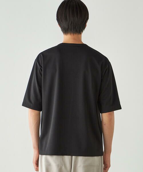 COMME CA ISM / コムサイズム Tシャツ | ストライプ ブロッキングTシャツ | 詳細12