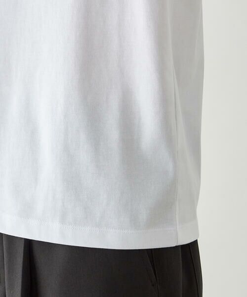 COMME CA ISM / コムサイズム Tシャツ | シルケット天竺 フォトプリントTシャツ | 詳細14