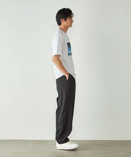 COMME CA ISM / コムサイズム Tシャツ | シルケット天竺 フォトプリントTシャツ | 詳細3