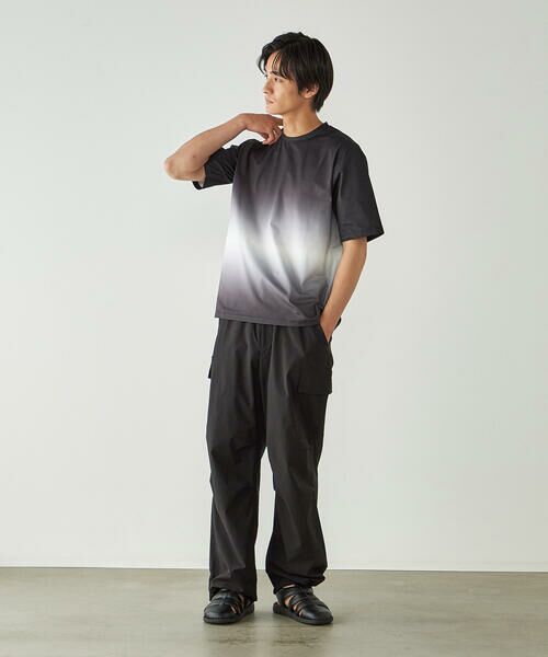 COMME CA ISM / コムサイズム Tシャツ | グラデーションプリント Tシャツ | 詳細9