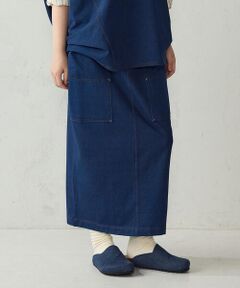 COMME CA ISM / コムサイズム ロング・マキシ丈スカート | ワーク風 ポケットスカート / セットアップ対応
