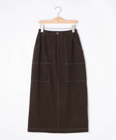 COMME CA ISM / コムサイズム ロング・マキシ丈スカート | ワーク風 ポケットスカート / セットアップ対応