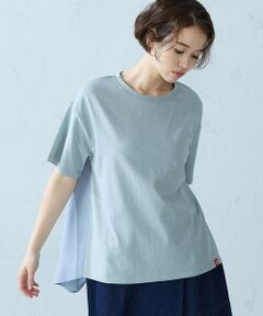 COMME CA ISM / コムサイズム カットソー | バックフレア Tシャツ