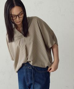 COMME CA ISM / コムサイズム シャツ・ブラウス | スキッパーTブラウス