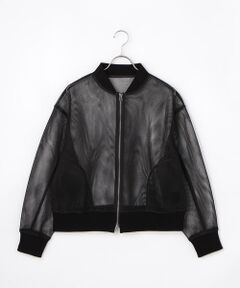 COMME CA ISM / コムサイズム ブルゾン | リバーメッシュ ショートブルゾン