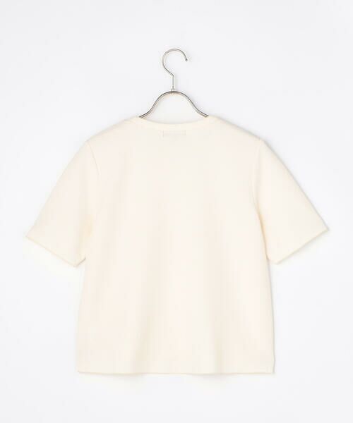 COMME CA ISM / コムサイズム カットソー | 膨れジャガード ベーシック Tシャツ/セットアップ対応 | 詳細10