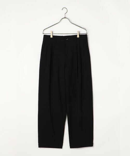 COMME CA ISM / コムサイズム その他パンツ | 【スマートベーシックパンツ】ハイテンションツイル ワイドテーパードパンツ | 詳細9
