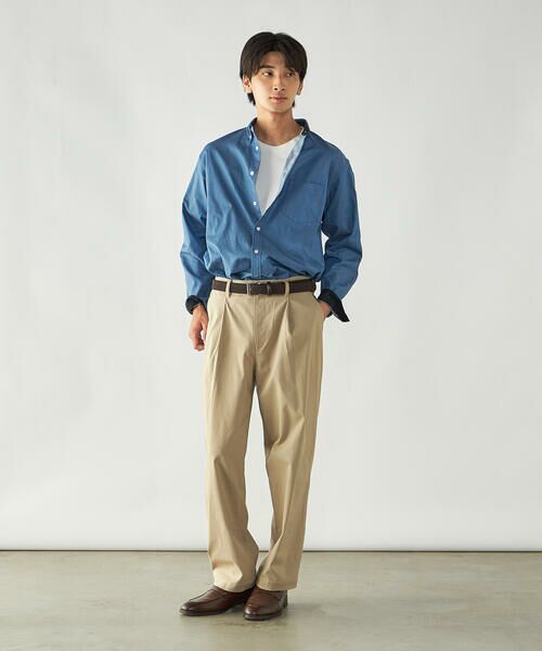 COMME CA ISM / コムサイズム その他パンツ | 【スマートベーシックパンツ】ハイテンションツイル ワイドテーパードパンツ | 詳細21