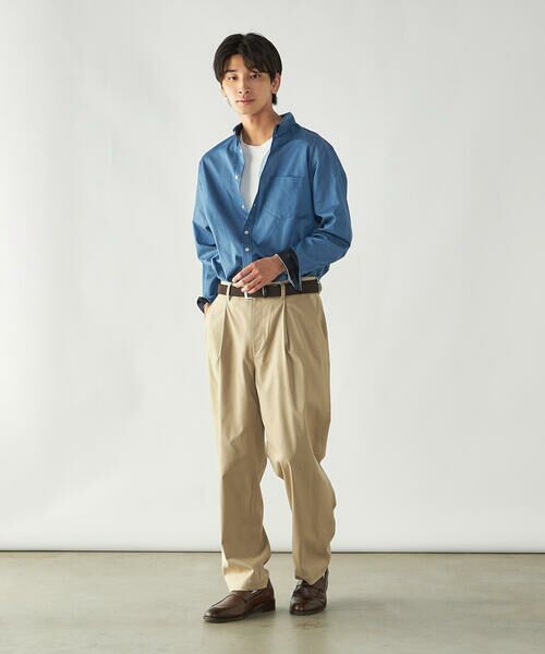 COMME CA ISM / コムサイズム その他パンツ | 【スマートベーシックパンツ】ハイテンションツイル ワイドテーパードパンツ | 詳細22