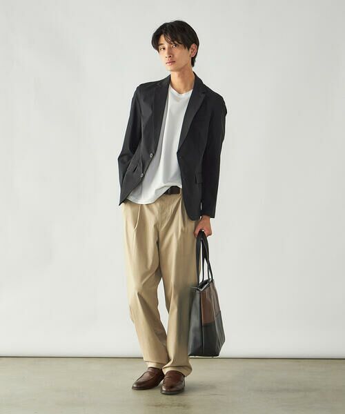 COMME CA ISM / コムサイズム その他パンツ | 【スマートベーシックパンツ】ハイテンションツイル ワイドテーパードパンツ | 詳細25