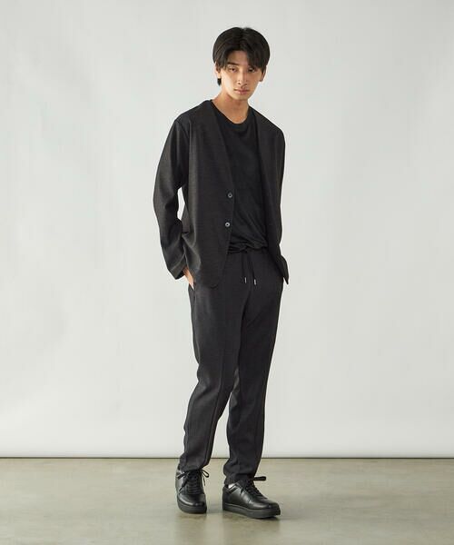 COMME CA ISM / コムサイズム その他パンツ | デニムライク ストレッチ テーパードパンツ | 詳細1
