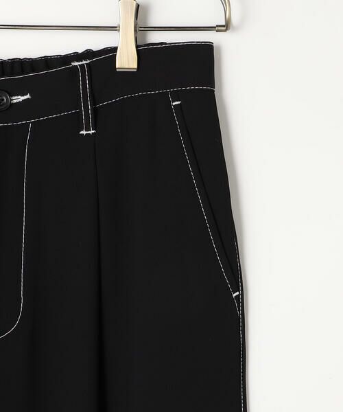 COMME CA ISM / コムサイズム その他パンツ | コントラストステッチ ワンタックワイドテーパードパンツ | 詳細13