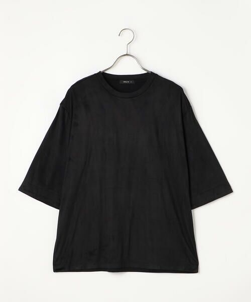 COMME CA ISM / コムサイズム Tシャツ | スエードタッチジャージ 五分袖Tシャツ | 詳細8