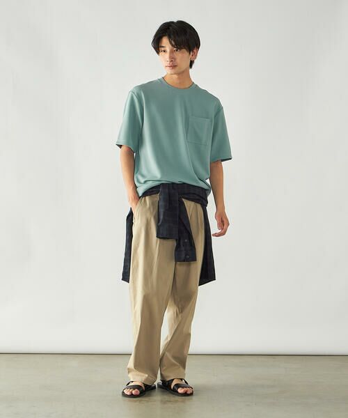COMME CA ISM / コムサイズム Tシャツ | 膨れジャガード クルーネックTシャツ | 詳細26