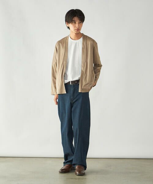 COMME CA ISM / コムサイズム Tシャツ | エンボスチェック クルーネックTシャツ | 詳細3
