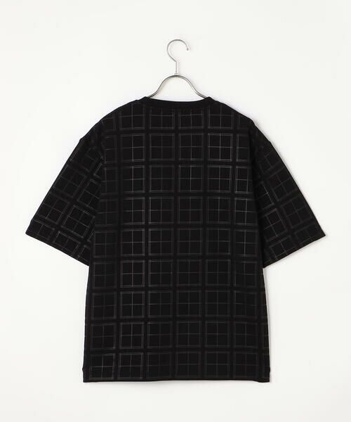 COMME CA ISM / コムサイズム Tシャツ | エンボスチェック クルーネックTシャツ | 詳細17