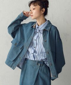 COMME CA ISM / コムサイズム Gジャン・デニムジャケット | デニムブルゾン