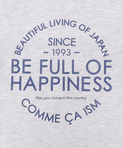 COMME CA ISM / コムサイズム Tシャツ | メッセージロゴ 半袖Tシャツ | 詳細5