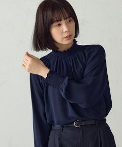 COMME CA ISM / コムサイズム シャツ・ブラウス | シャーリング ブラウス