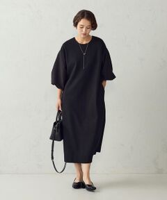 COMME CA ISM / コムサイズム ロング・マキシ丈ワンピース | バルーンスリーブ ワンピース