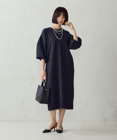COMME CA ISM / コムサイズム ロング・マキシ丈ワンピース | バルーンスリーブ ワンピース