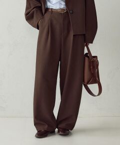 COMME CA ISM / コムサイズム その他パンツ | ポリエステルレーヨンカルゼ バレルパンツ / セットアップ対応